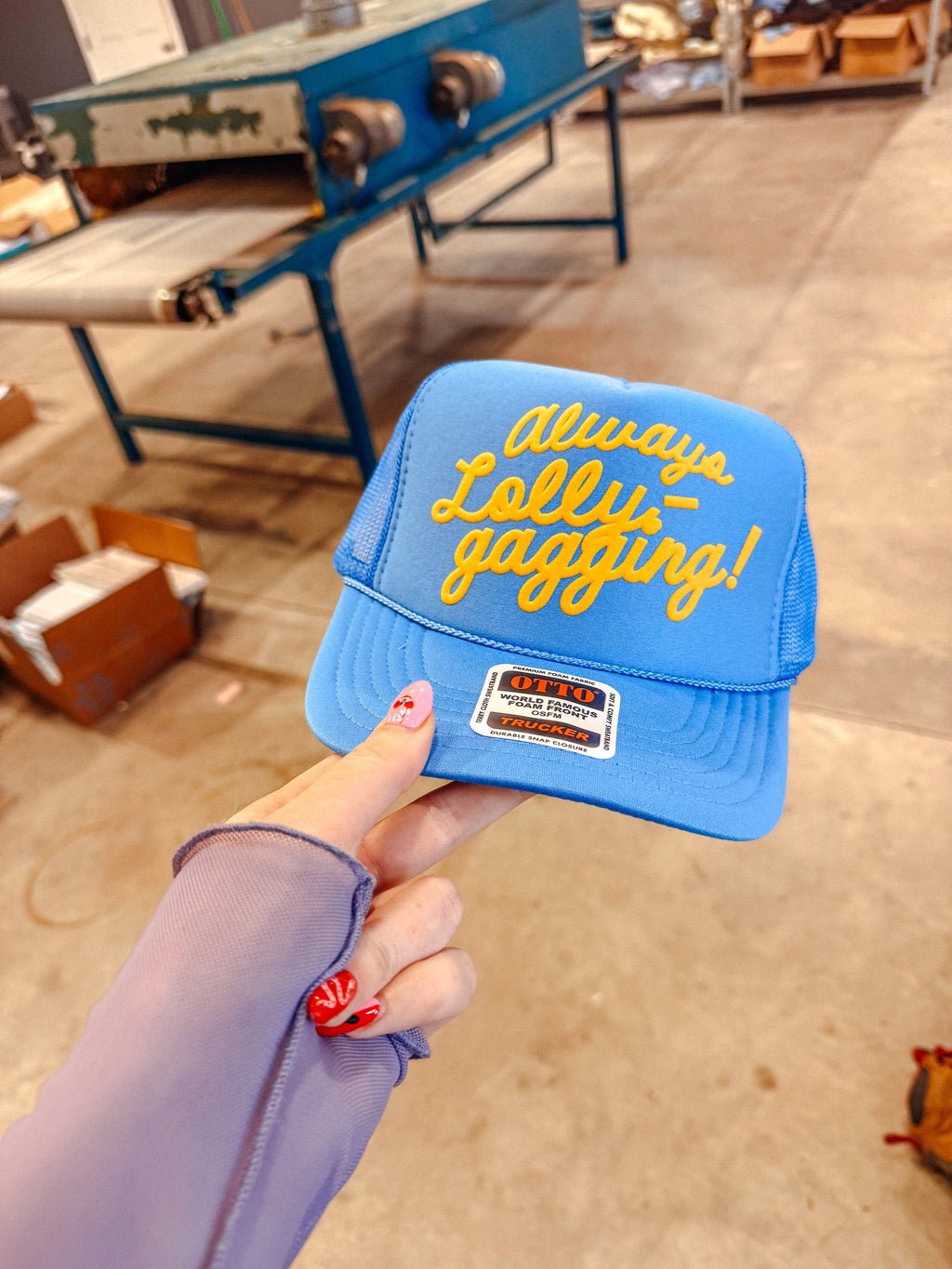 Underground Original Design: Always Lollygagging, PUFF Trucker Hat